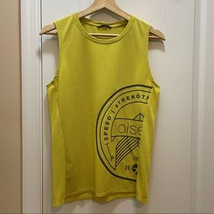 Oiselle Yellow Team Crest Tank